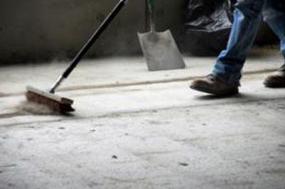 Construction cleanup services