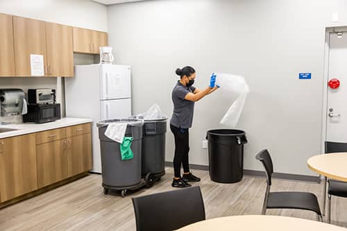 Janitorial cleaning services