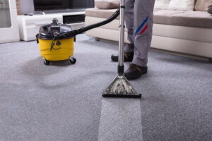 Professional cleaning commercial carpet